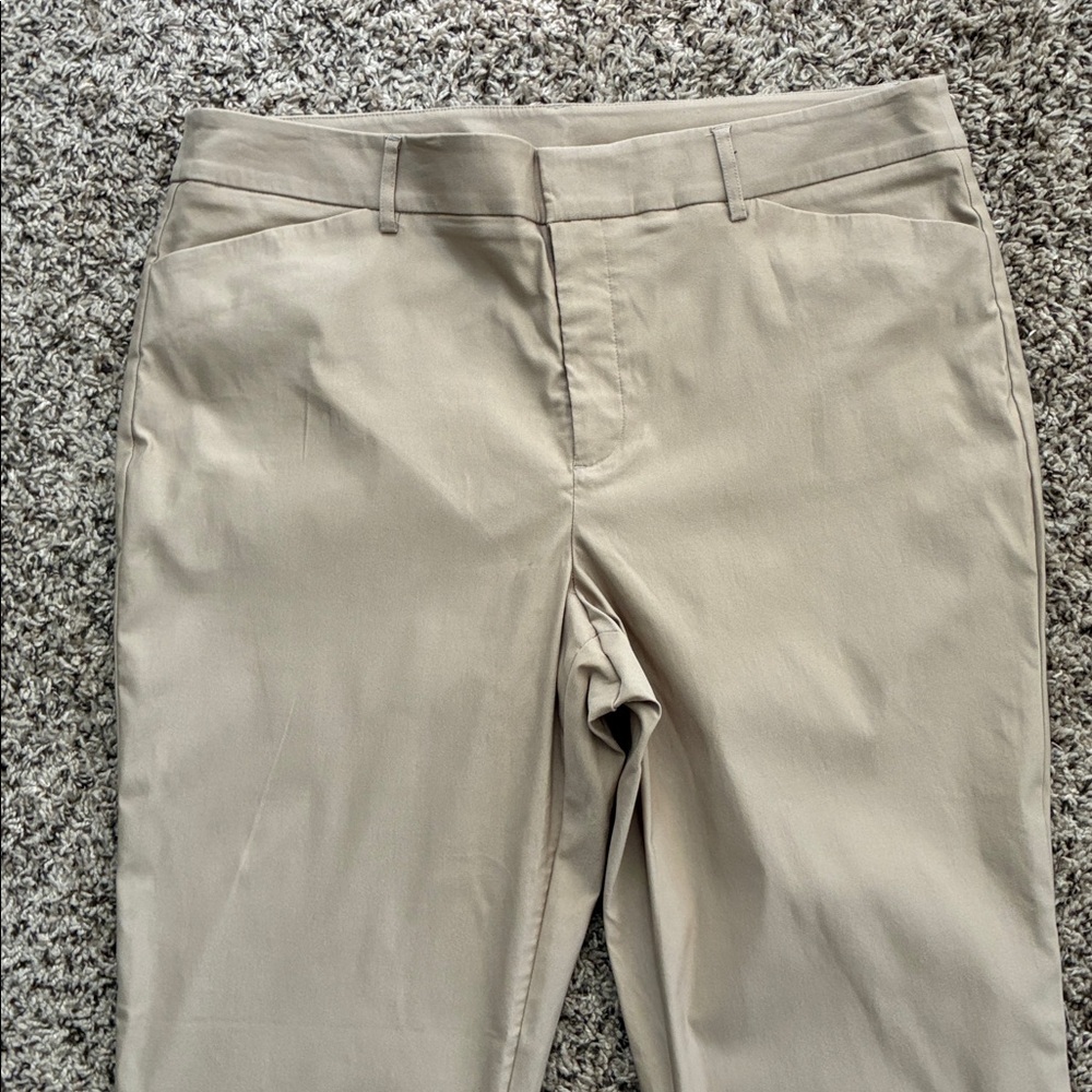Nine West Pants Trousers Plus SZ 18 Tan Khaki - Picture 2 of 6